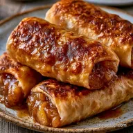 Apple Pie Rice Paper Rolls in 23 Minutes
