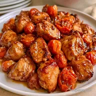 Balsamic Chicken with Cherry Tomatoes
