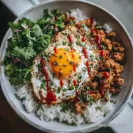 Bang Bang Ground Turkey Rice Bowl in 25 Minutes