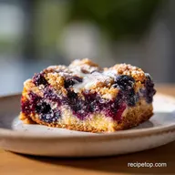Brown Butter Blueberry Blondies