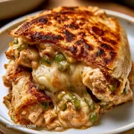 Campfire Chicken Quesadillas: Crispy Crust