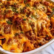 Campfire Nachos With Ground Beef