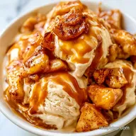Caramel Apple Ice Cream: No-Churn