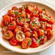 Cherry Tomato Basil Salad in 10 Minutes