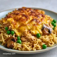 Chicken Tetrazzini with Egg Noodles