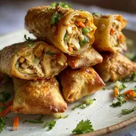 Southwest Chicken Egg Rolls: Crispy Baked