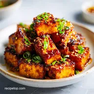 Crispy Honey Garlic Tofu for 4 Servings