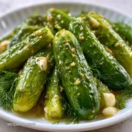 Dill Refrigerator Pickles in 20 Minutes