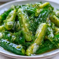 Easy Refrigerator Pickle Recipe: 2 Jars