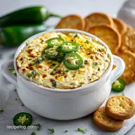 The Cheese Dip that will make you famous with Jalape&ntilde;os: Creamy Baked