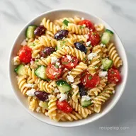 Feta Greek Pasta Salad for 8 Servings