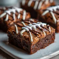 Frosted Football Brownie Football Themed Superbowl Dessert in 20 Minutes