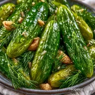 Garlic Dill Pickles with Fresh Dill