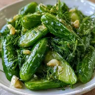Refrigerator Dill Pickles: Crunchy