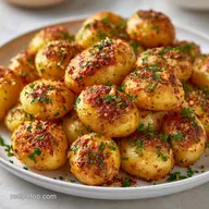 Garlic Parmesan Roasted Potatoes 2: Oven
