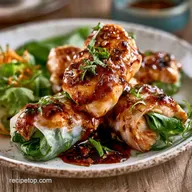 Rice Paper Rolls with Lemongrass Chicken