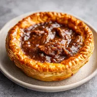 Steak Pie for 8 Servings: Slow-Cooked