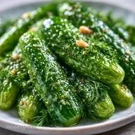 Kosher Dill Pickles in 40 Minutes
