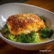 Keto Chicken Alfredo Broccoli Bake for 4
