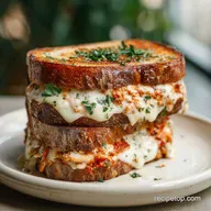 Lazy Chicken Parmesan Grilled Cheese in 20 Minutes