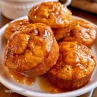 Maple Glazed Pumpkin Muffins in 35 Min