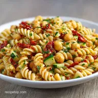 Mediterranean Pasta Salad with Chickpeas