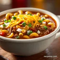 One Pot Creamy Cheeseburger Macaroni Soup in 30 Minutes