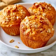 Guilt-Free Pumpkin Pie Oat Flour Muffins