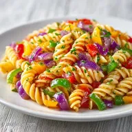 Rainbow Rotini Salad in 25 Minutes