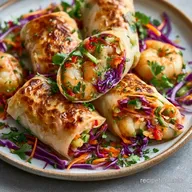 Rice Paper Egg Rolls with Shrimp