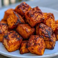 Roasted Summer Sweet Potato: Crispy