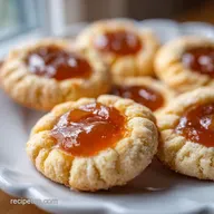 Salted Caramel Thumbprint Cookies: Velvety and Golden Baked