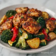 Sheet Pan Chicken with Baby Potatoes