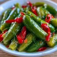 Spicy Garlic Dill Pickles for 5 Jars