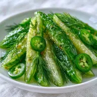 Spicy Pickle Spears with Jalapenos