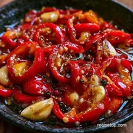 Spicy Red Pepper Pickles for 24 Servings
