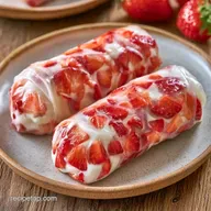 Strawberry Rice Paper Dessert in 35 Min
