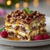 Turtle Lasagna Dessert Recipe with Delicious Indulgent Layers - No-Bake