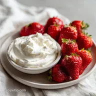 Valentine Strawberry Dessert Dip No-Bake