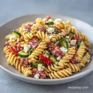 Zesty Italian Pasta Salad for 10 Servings