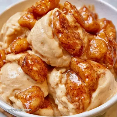 Apple Cinnamon Ice Cream in 15 Minutes Recipe Card