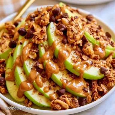Apple Nachos in 7 Minutes Recipe Card