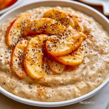 Apple Overnight Oats with Chia Seeds Recipe Card