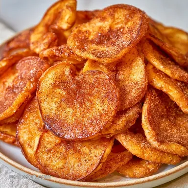 Baked Apple Chips for 4 Servings