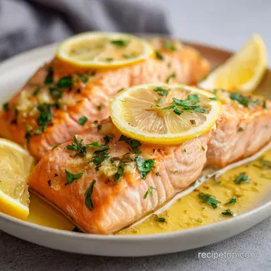 Baked Salmon In Foil in 20 Minutes Recipe Card
