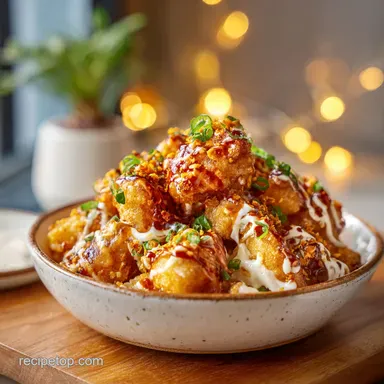 Bang Bang Chicken Bowl: Crispy Homemade Meal for 4 Servings