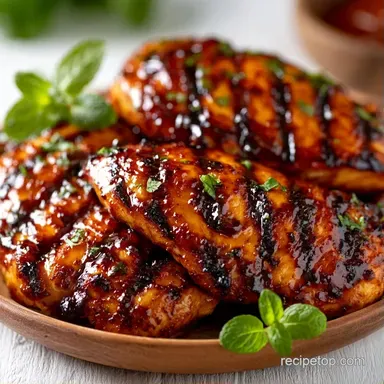 BBQ Grilled Chicken Breast in 20 Minutes Recipe Card