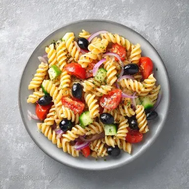 Black Olive Pasta Salad for 6 Servings