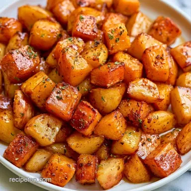 Butternut Squash Apple Bake with Maple Syrup Recipe Card