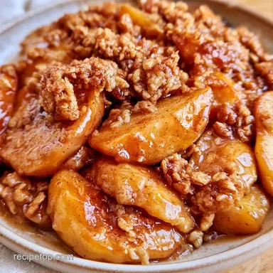 Apple Crisp with Rolled Oats Recipe Card
